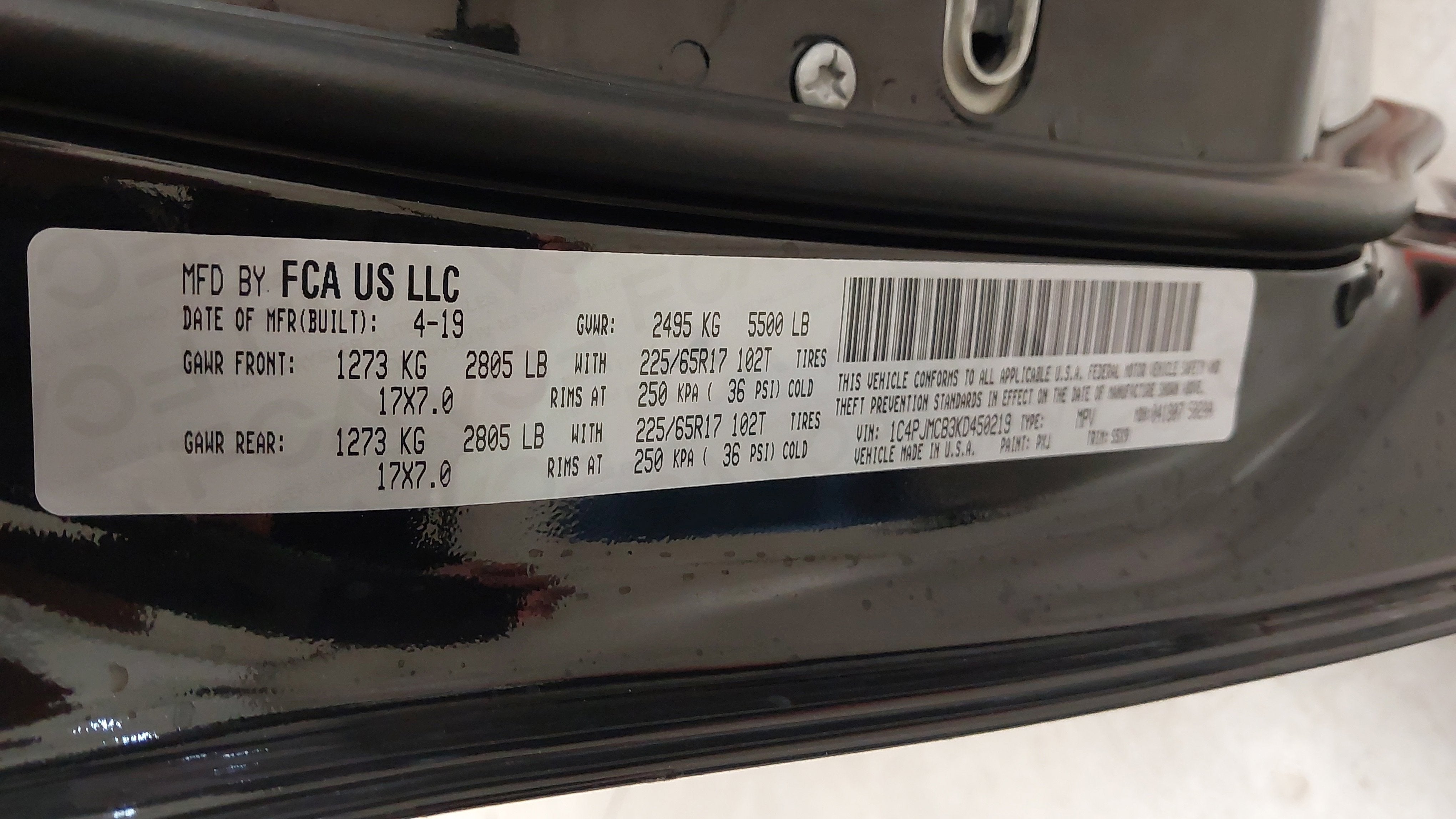 2019 Jeep Cherokee Latitude 4x4