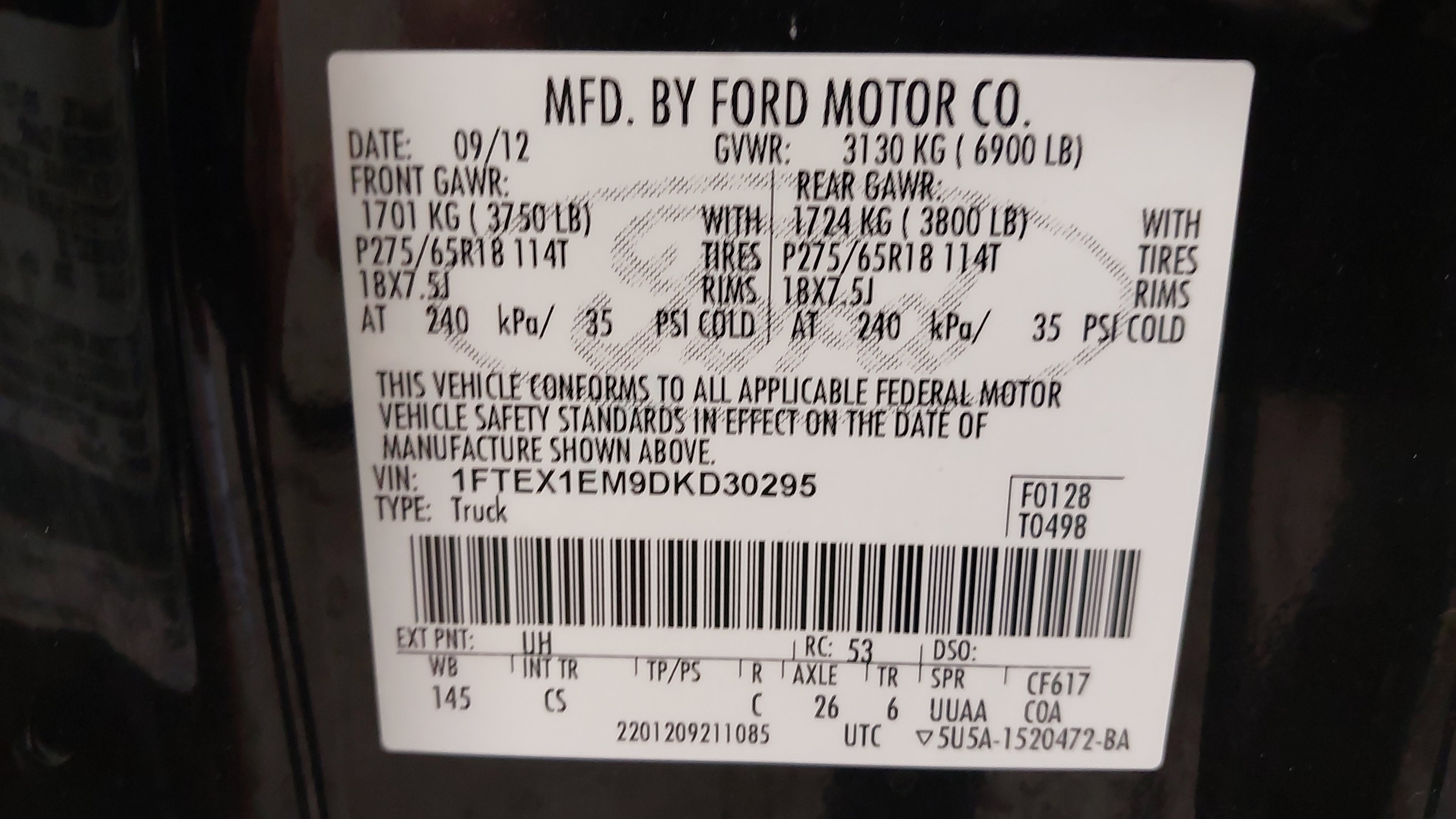 2013 Ford F-150 XL