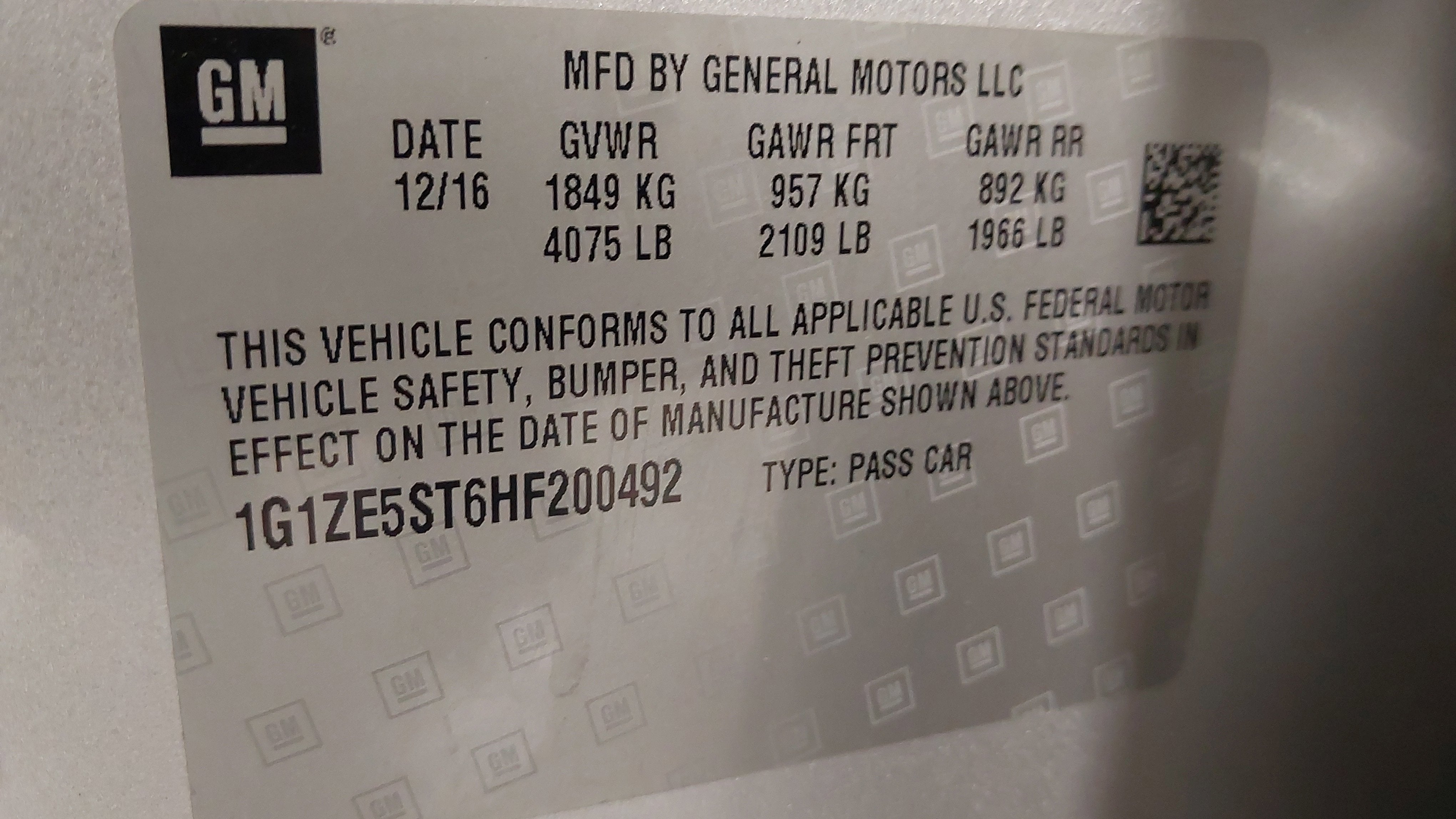 2017 Chevrolet Malibu LT