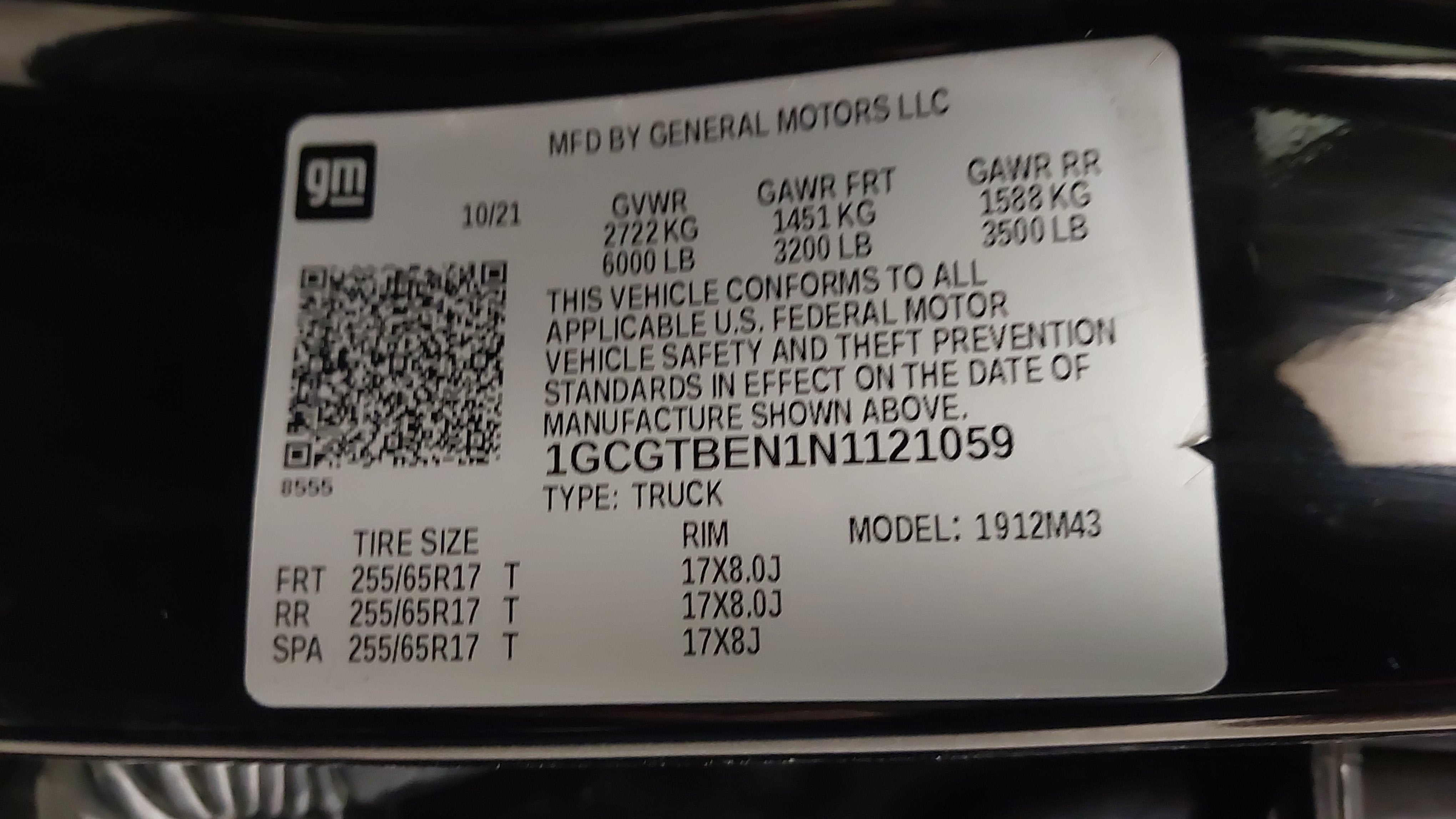 2022 Chevrolet Colorado 4WD Work Truck
