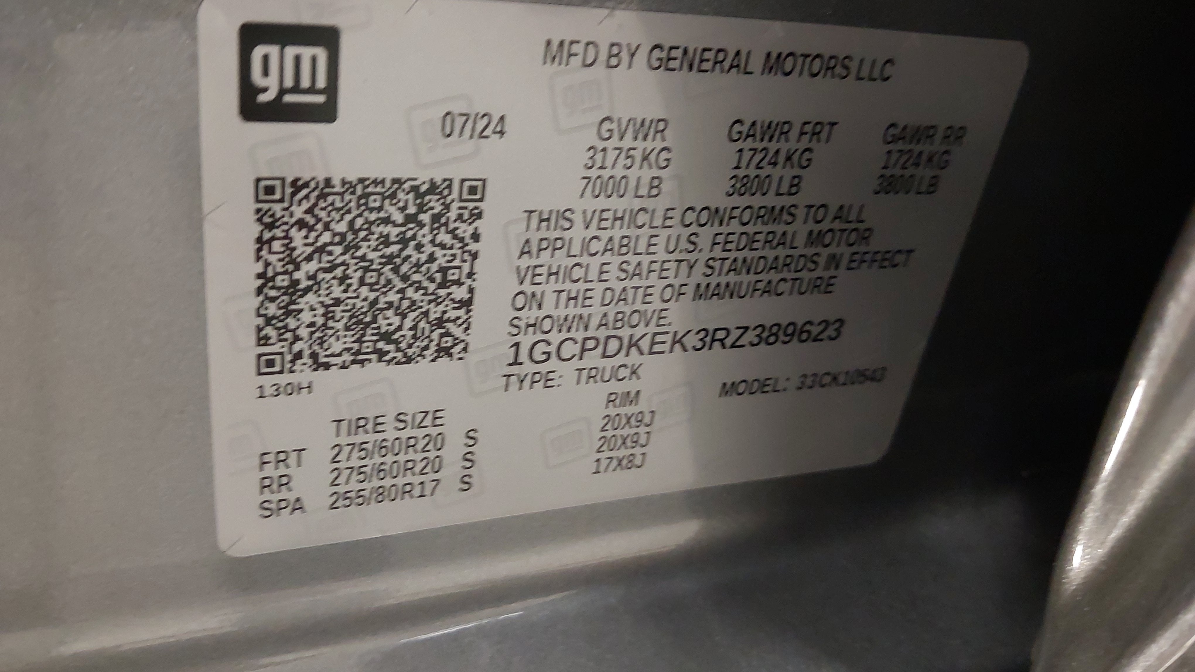 2024 Chevrolet Silverado 1500 LT (2FL)