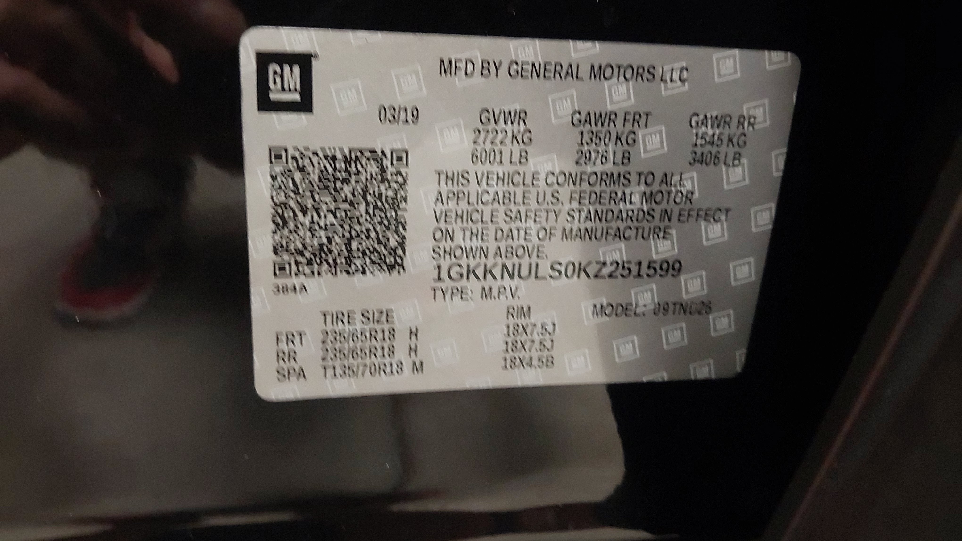 2019 GMC Acadia SLT