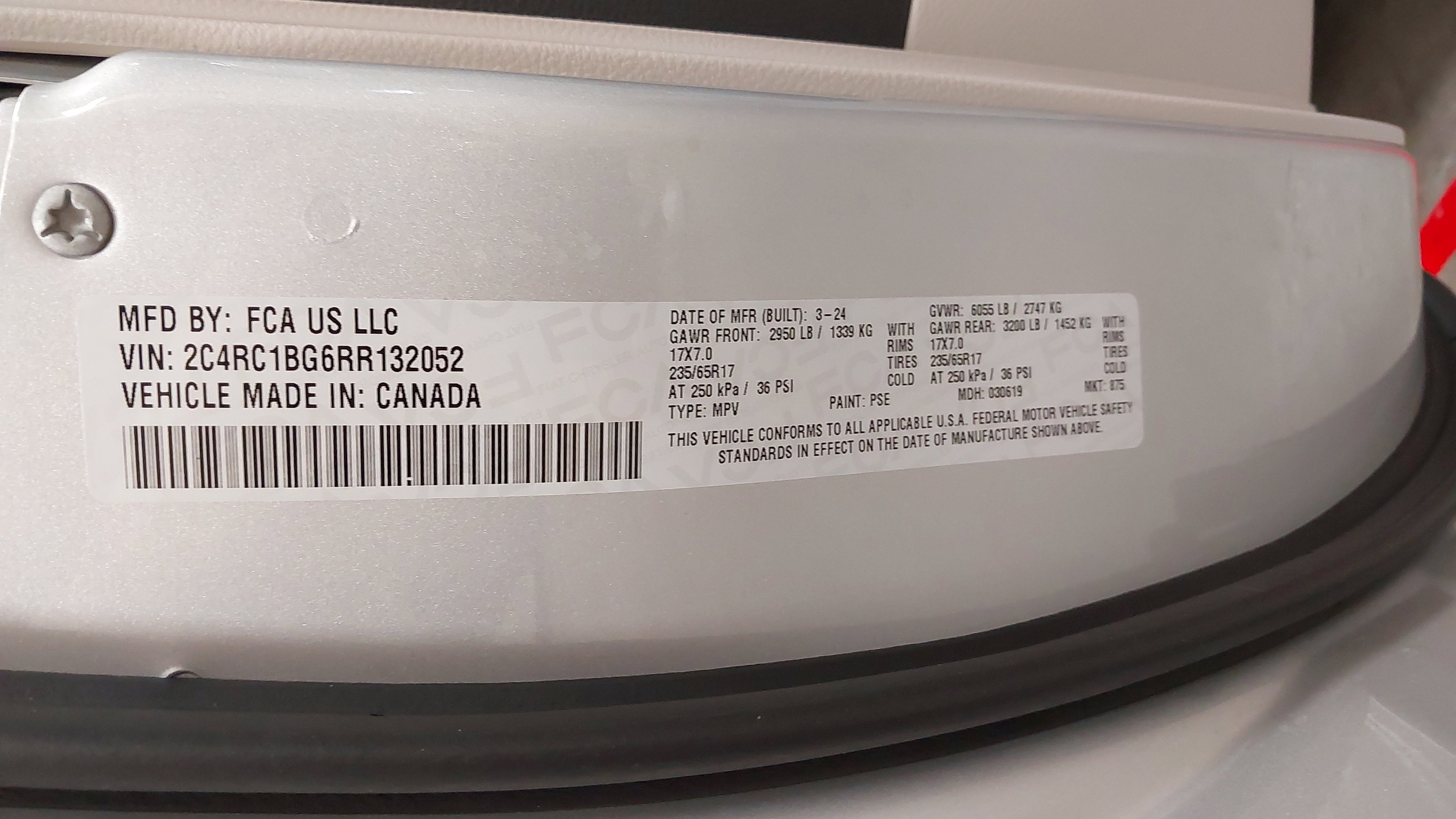 2024 Chrysler Pacifica Touring L