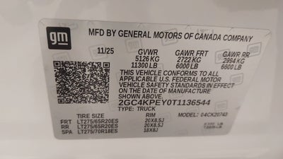 2026 Chevrolet Silverado 2500 HD LTZ