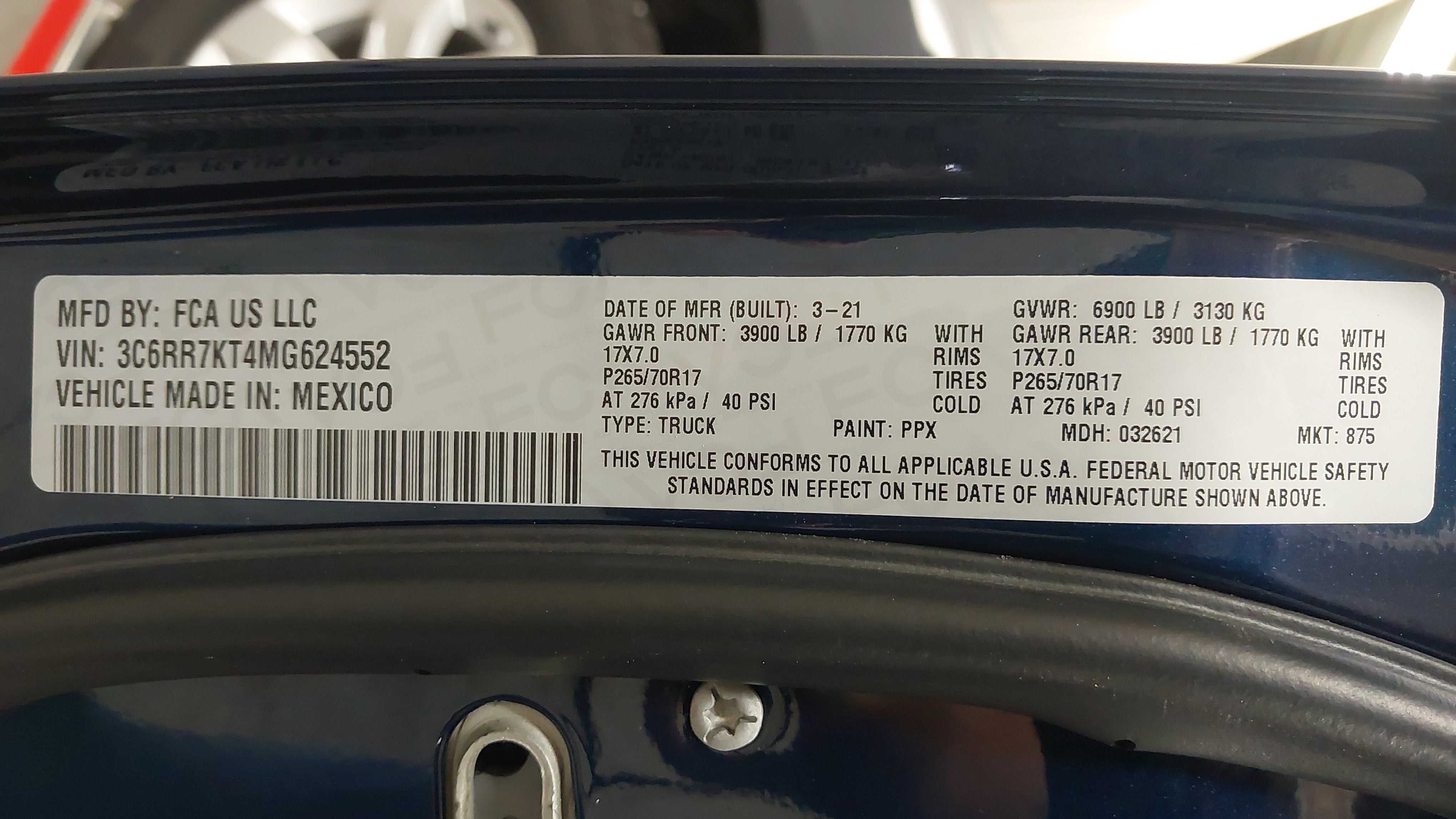 2021 RAM 1500 Classic Tradesman