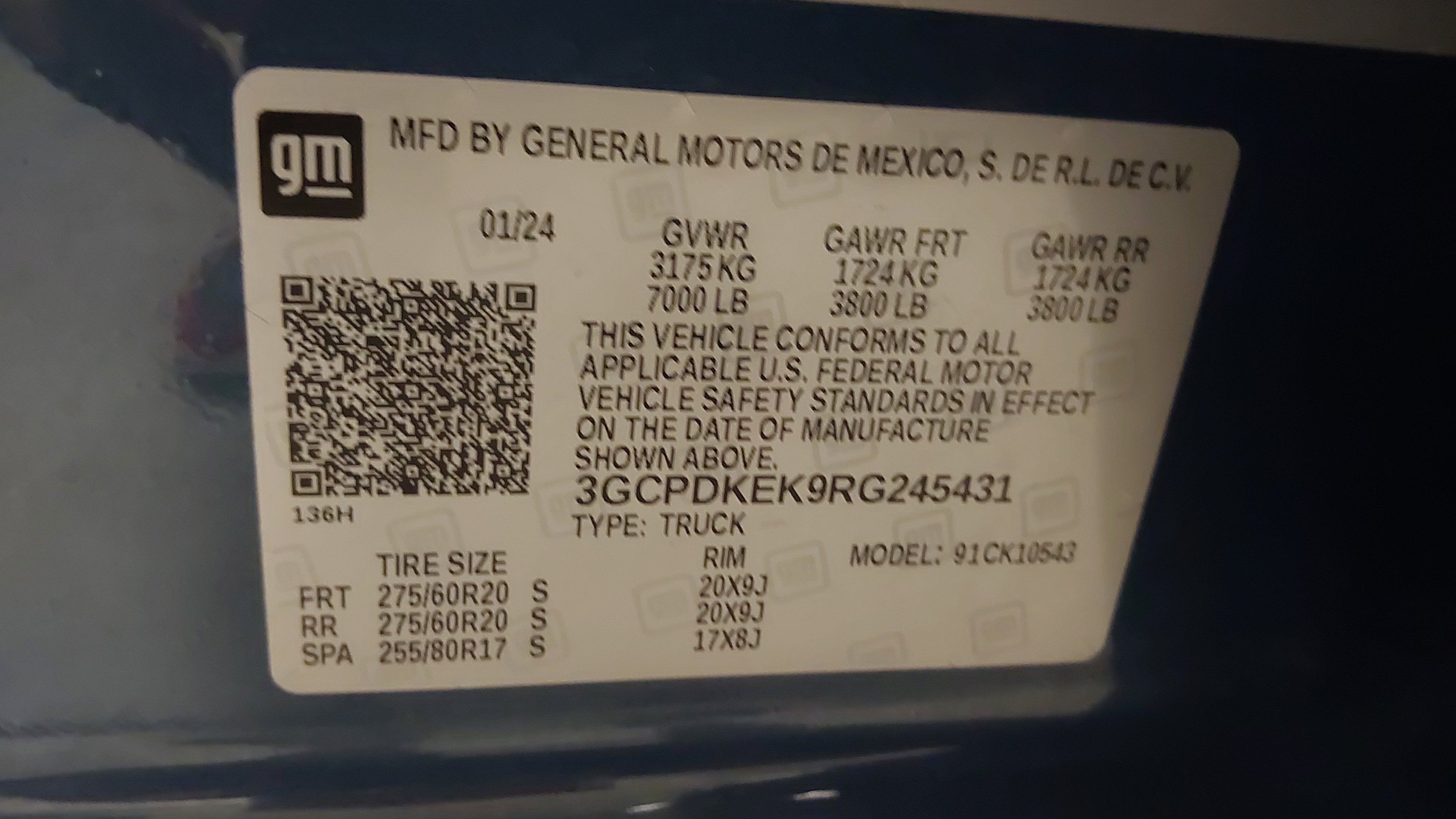 2024 Chevrolet Silverado 1500 LT (2FL)