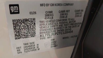 2026 Chevrolet Trax 2RS