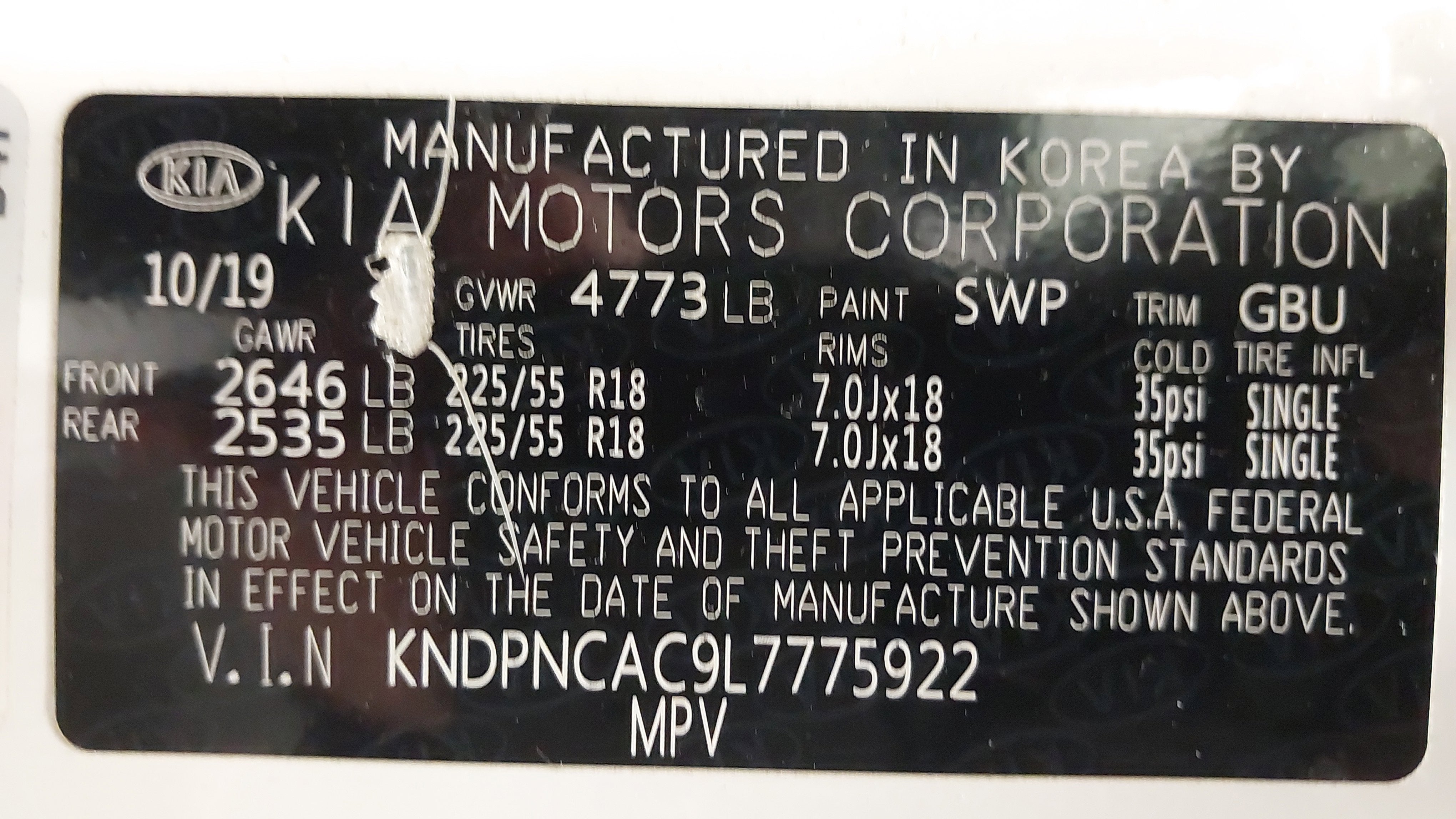 2020 Kia Sportage EX