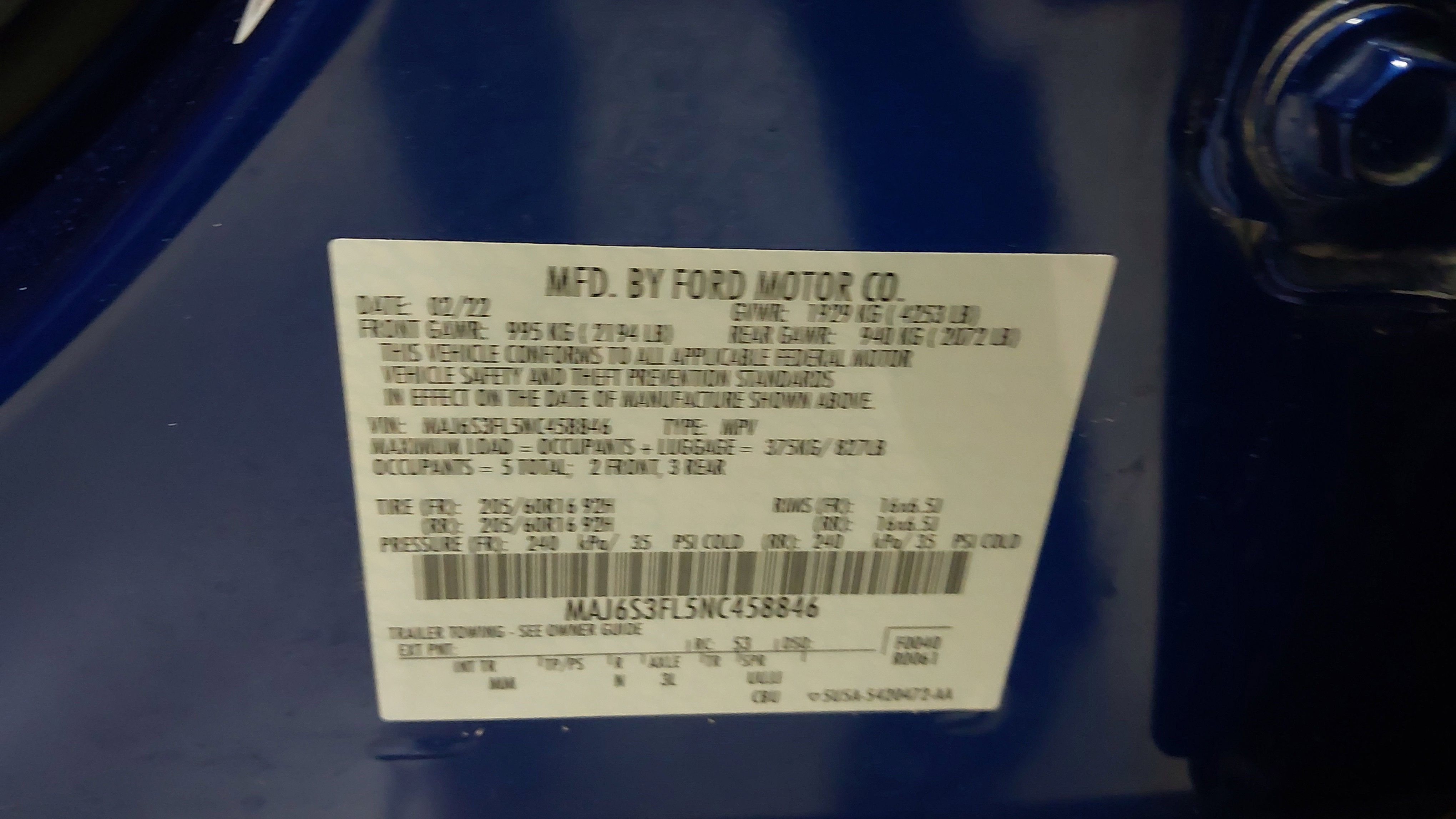 2022 Ford EcoSport S