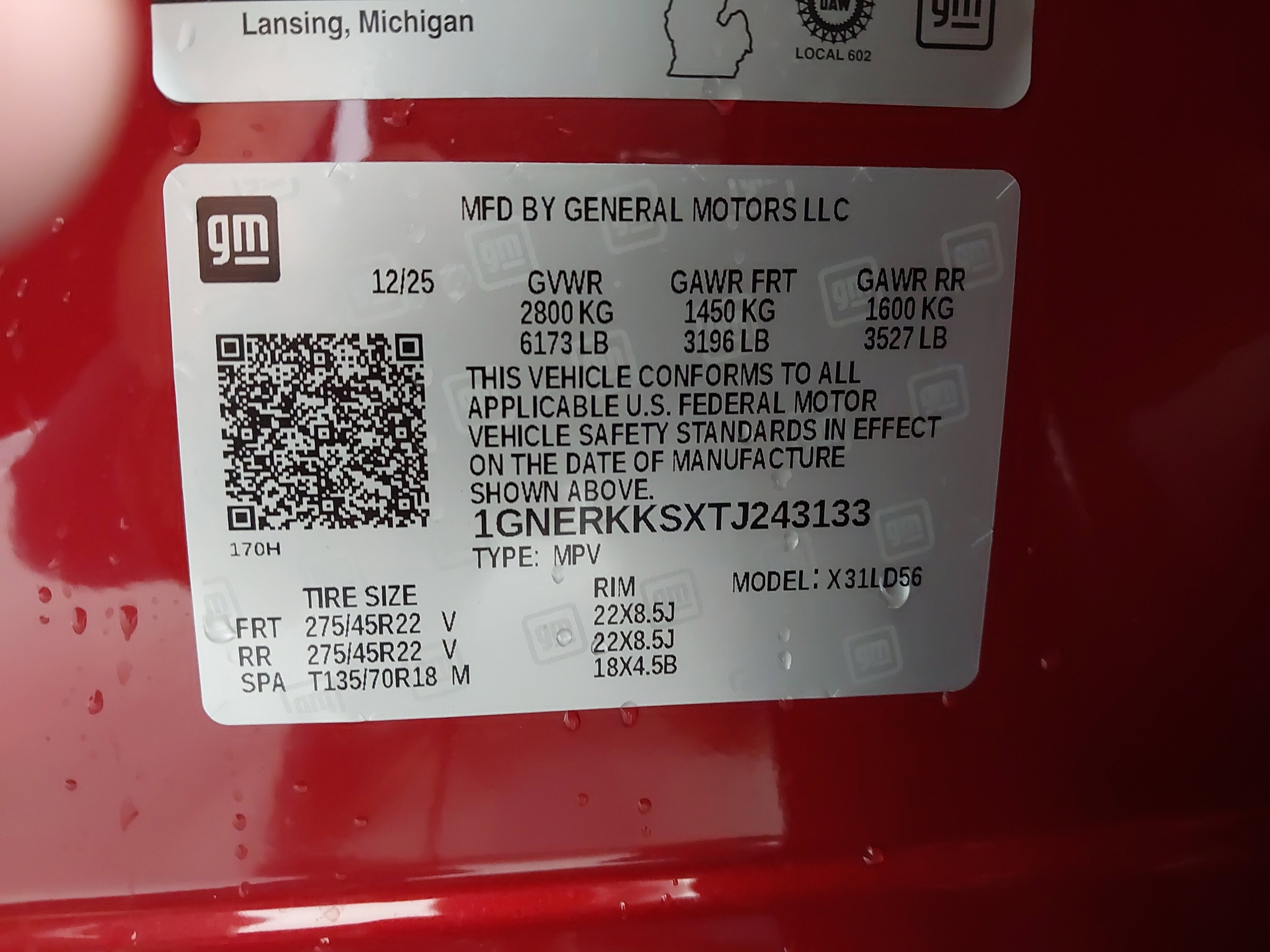 2026 Chevrolet Traverse High Country