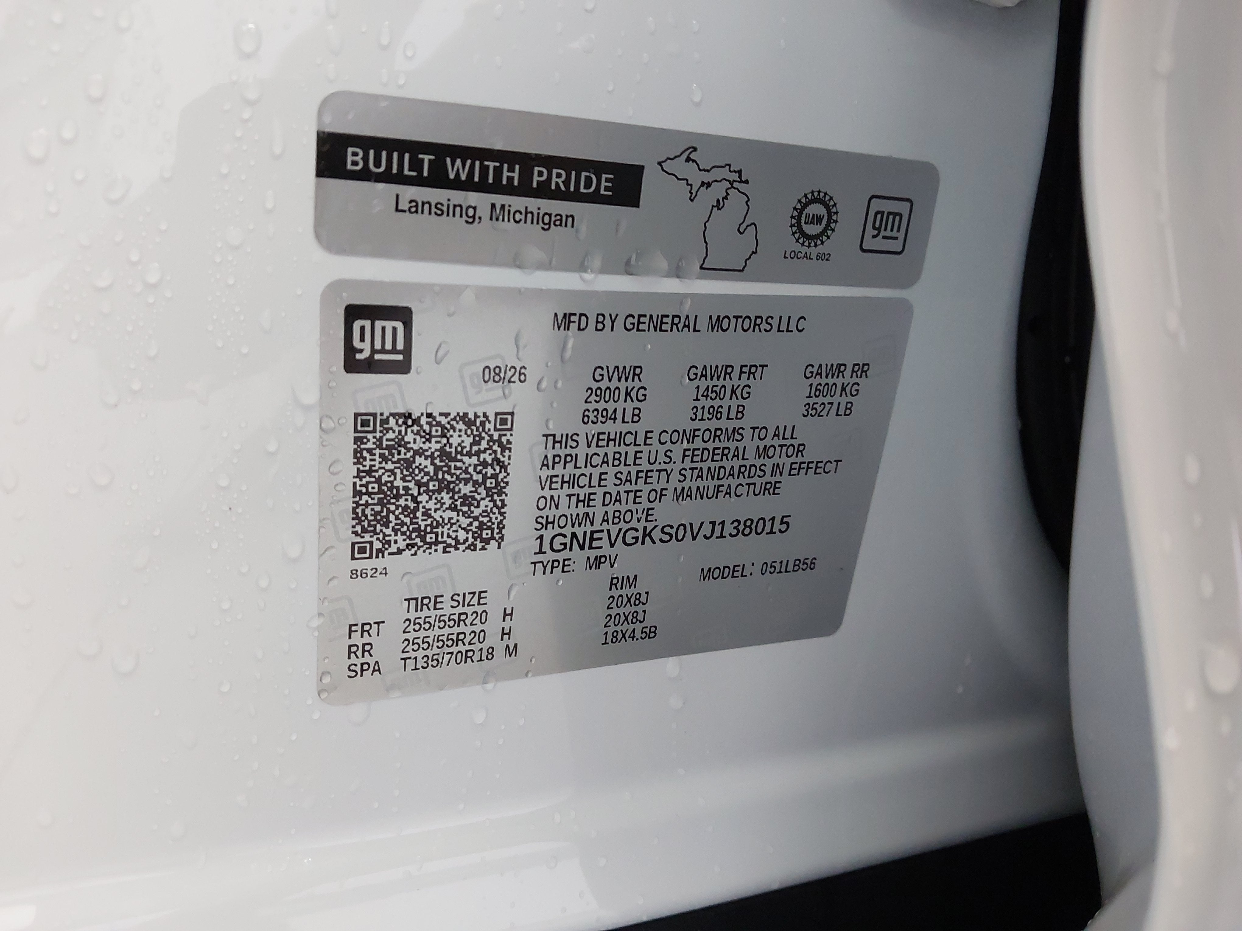 2027 Chevrolet Traverse LT