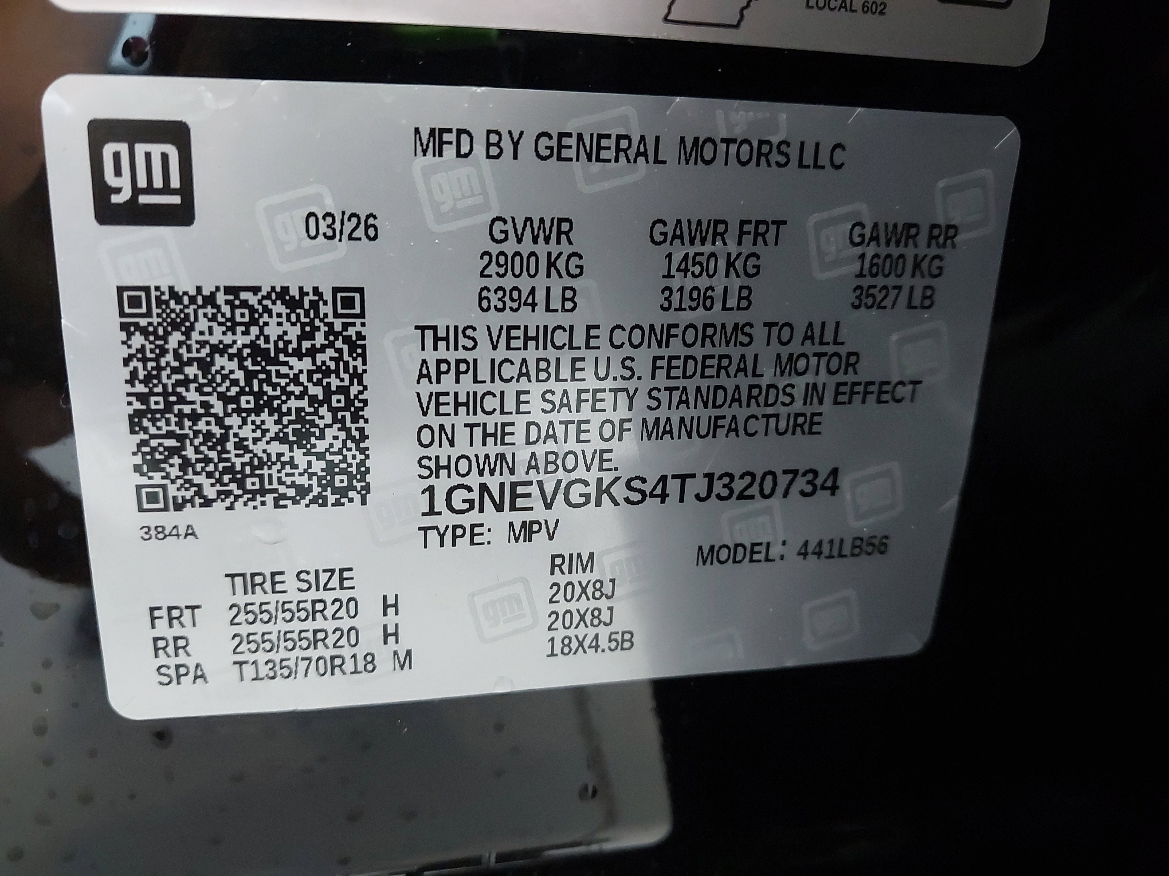 2026 Chevrolet Traverse LT