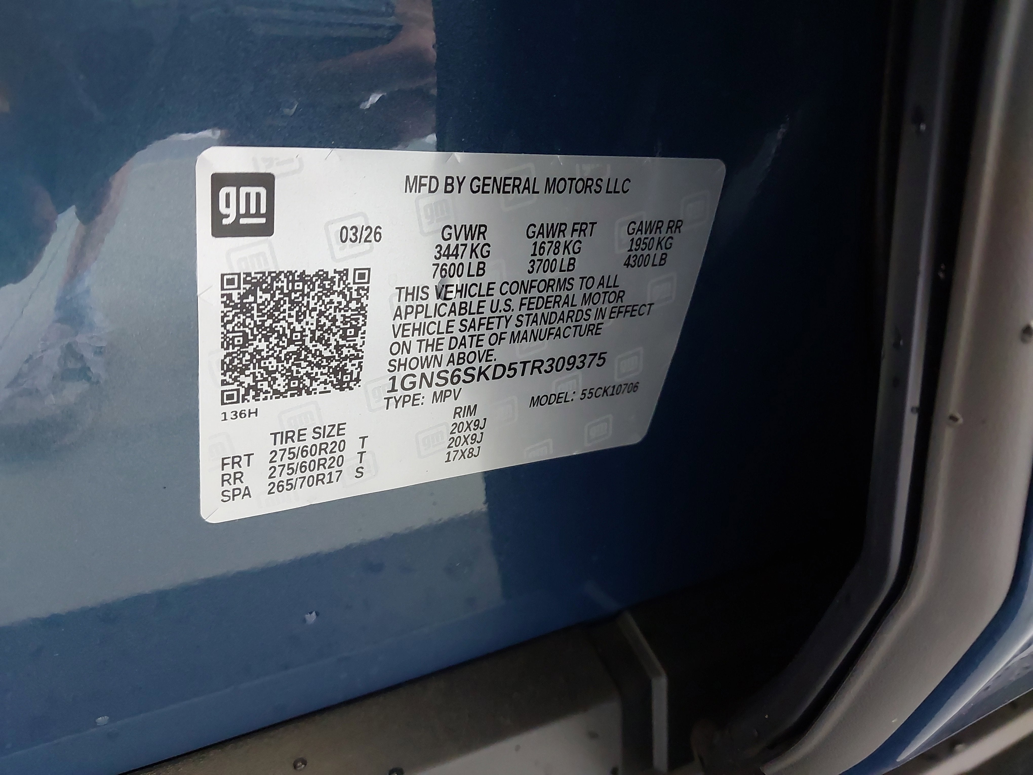 2026 Chevrolet Tahoe Premier