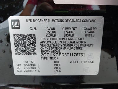 2026 Chevrolet Silverado 1500 LTZ