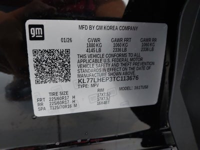 2026 Chevrolet Trax LT